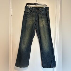 Company 81 Y2K Denim Baggy bootcut Jean's Men's 32x32 Grunge Skater Distressed